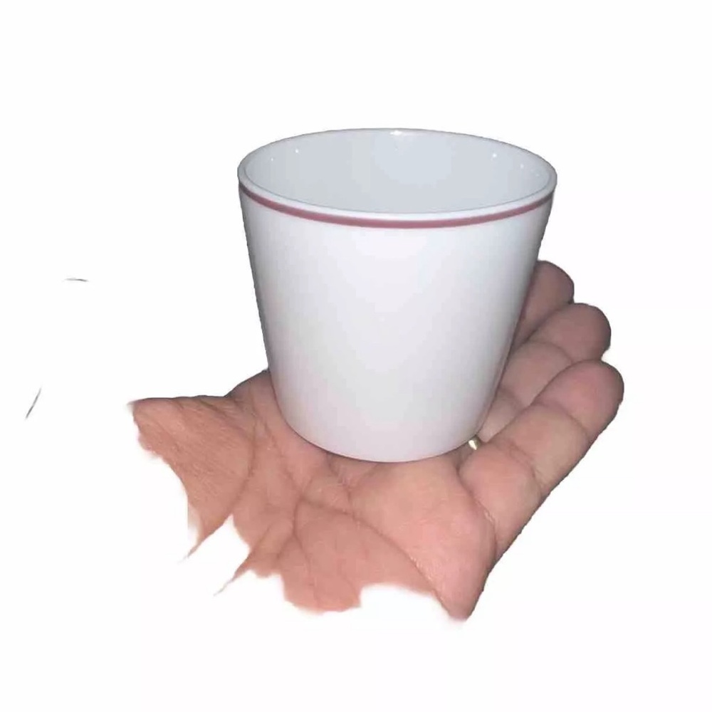 Bernardaud White Porcelain Small Tumbler Timbale PM  Made In France- Set Of 6